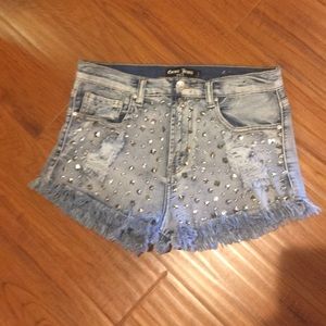 High waisted shorts